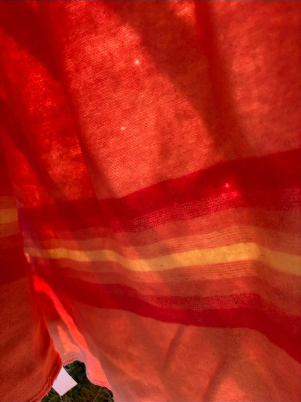 Vintage striped wool Soft Pink Throw Blanket lots of flaws. Bg202